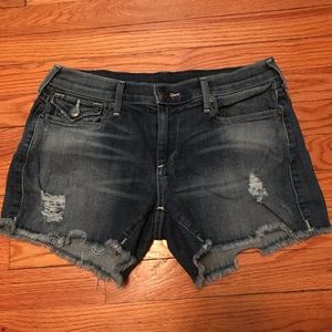 True Religion denim shorts, women’s size 28*** super nice!